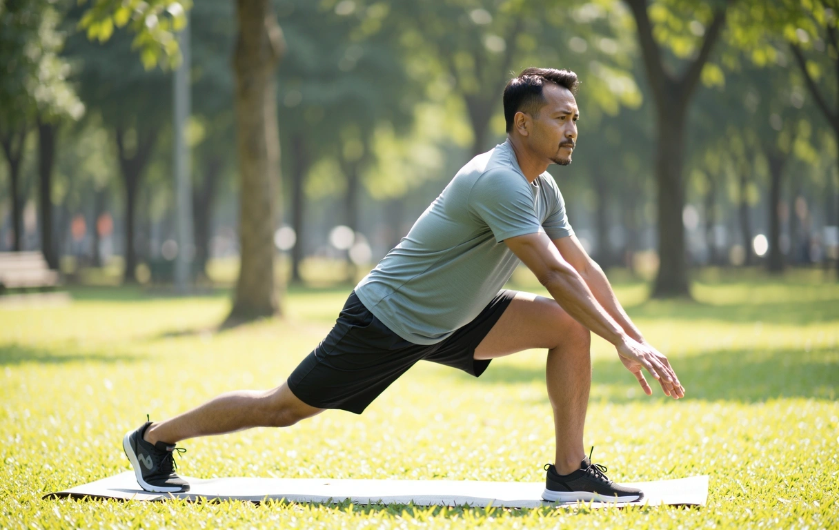 Active Indonesian man